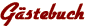 G&auml;stebuch